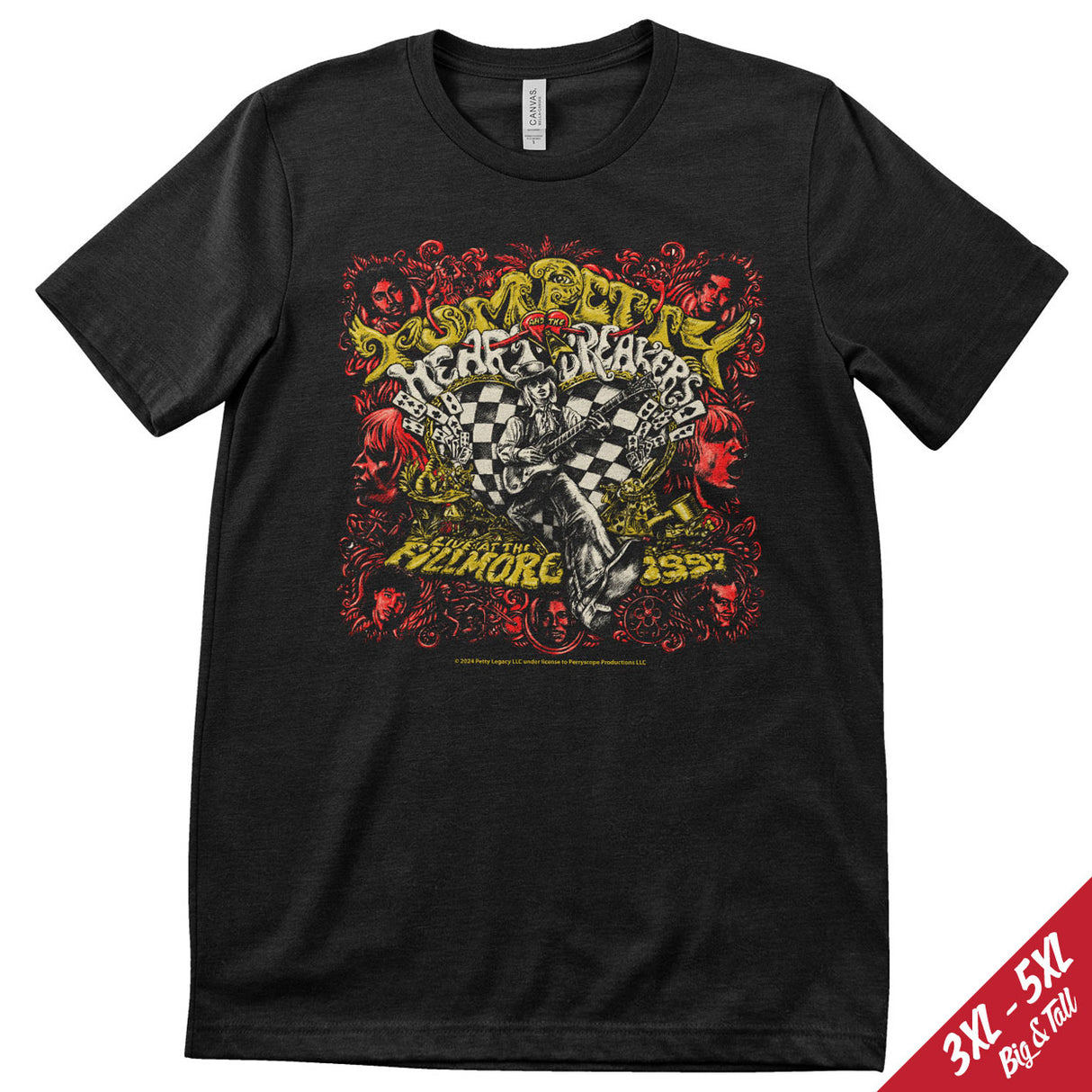 Top Petty - Live From The Filmore Big & Tall T-Shirt