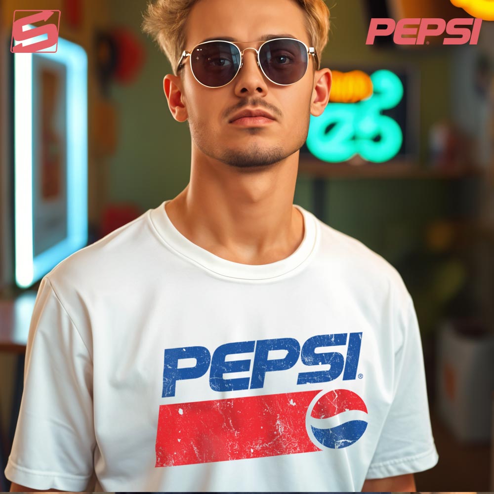 Pepsi Classic Washed Logo T-Shirt