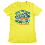 Ride The Wave - Smurf Beach Girly Tee