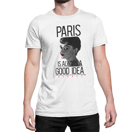 Audrey Hepburn - Paris Is Always A Good Idea T-Shirt