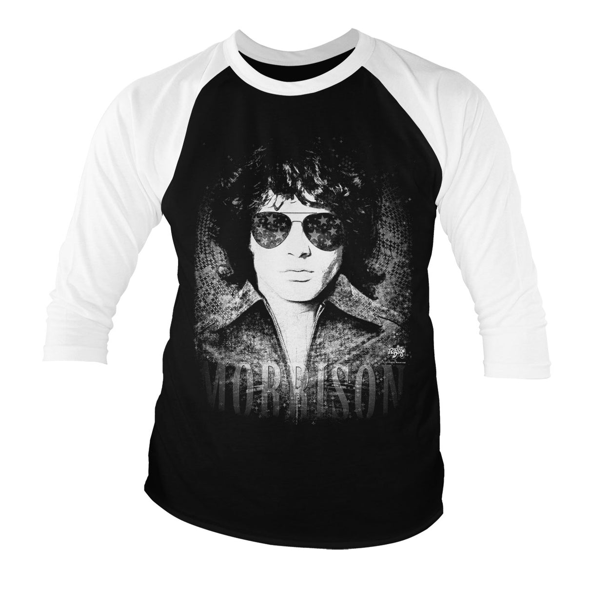 Jim Morrison - America Baseball 3/4 Sleeve Tee