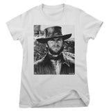 Clint Eastwood Cowboy Portrait Girly Tee