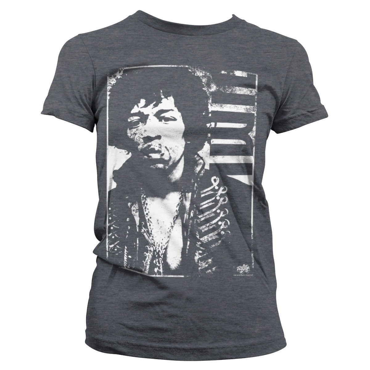 Jimi Hendrix Distressed Girly Tee