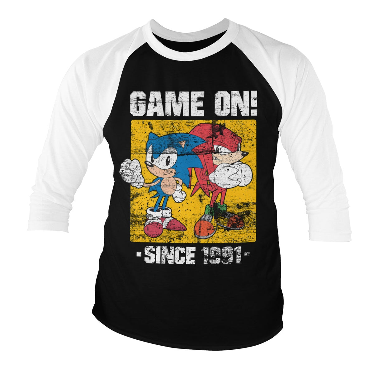 Sonic - Game On Since 1991 Baseball 3/4 Sleeve Tee