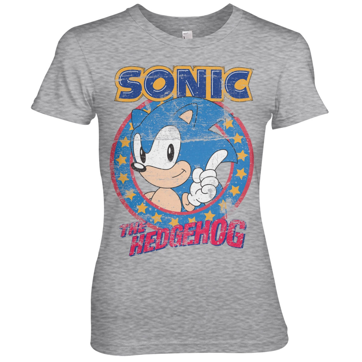 Sonic The Hedgehog Girly Tee