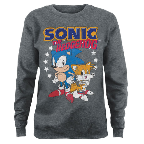 Sonic The Hedgehog - Sonic & Tails Girly Sweatshirt