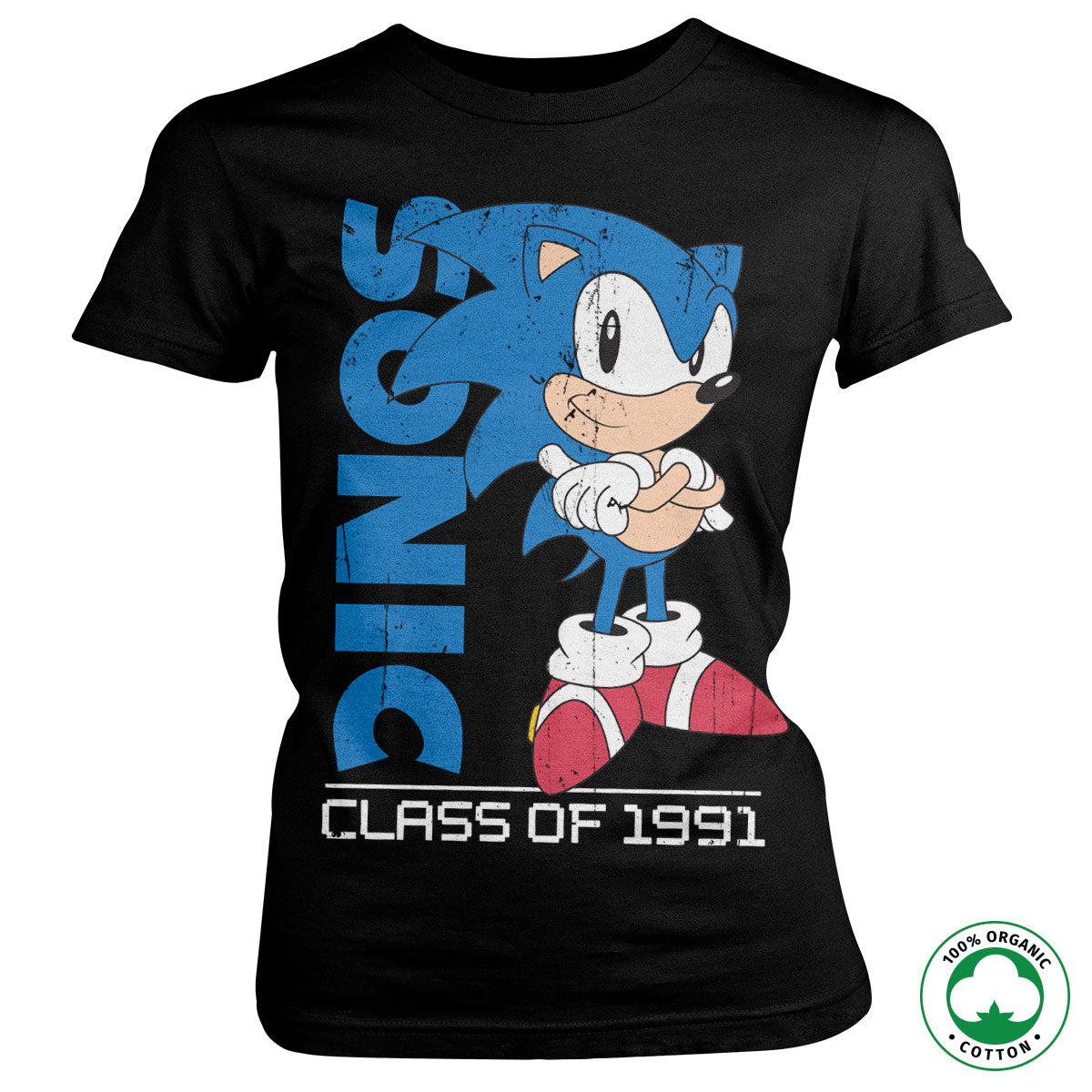 Sonic The Hedgehog - Class Of 1991 Organic Girly T-Shirt