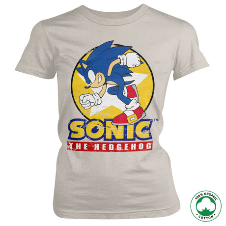 Fast Sonic - Sonic The Hedgehog Organic Girly Tee