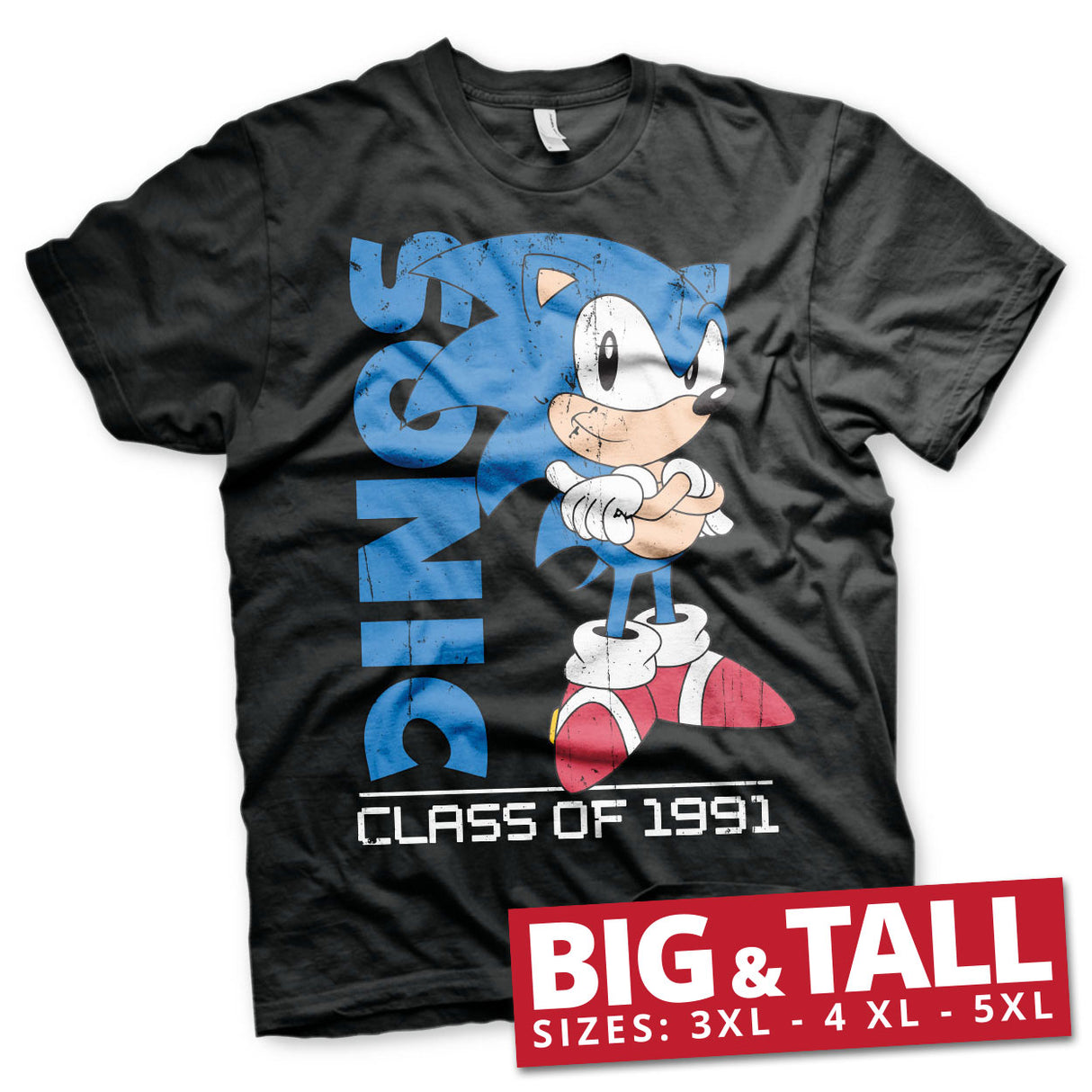 Sonic The Hedgehog - Class Of 1991 Big & Tall T-Shirt