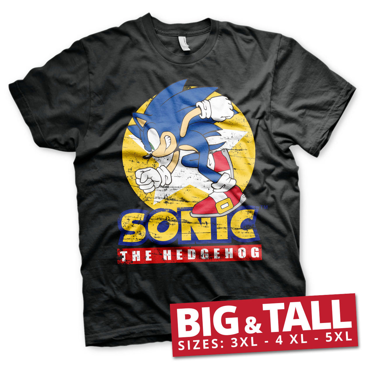 Fast Sonic - Sonic The Hedgehog Big & Tall T-Shirt