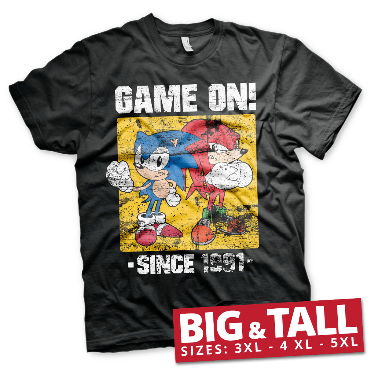 Sonic - Game On Since 1991 Big & Tall T-Shirt