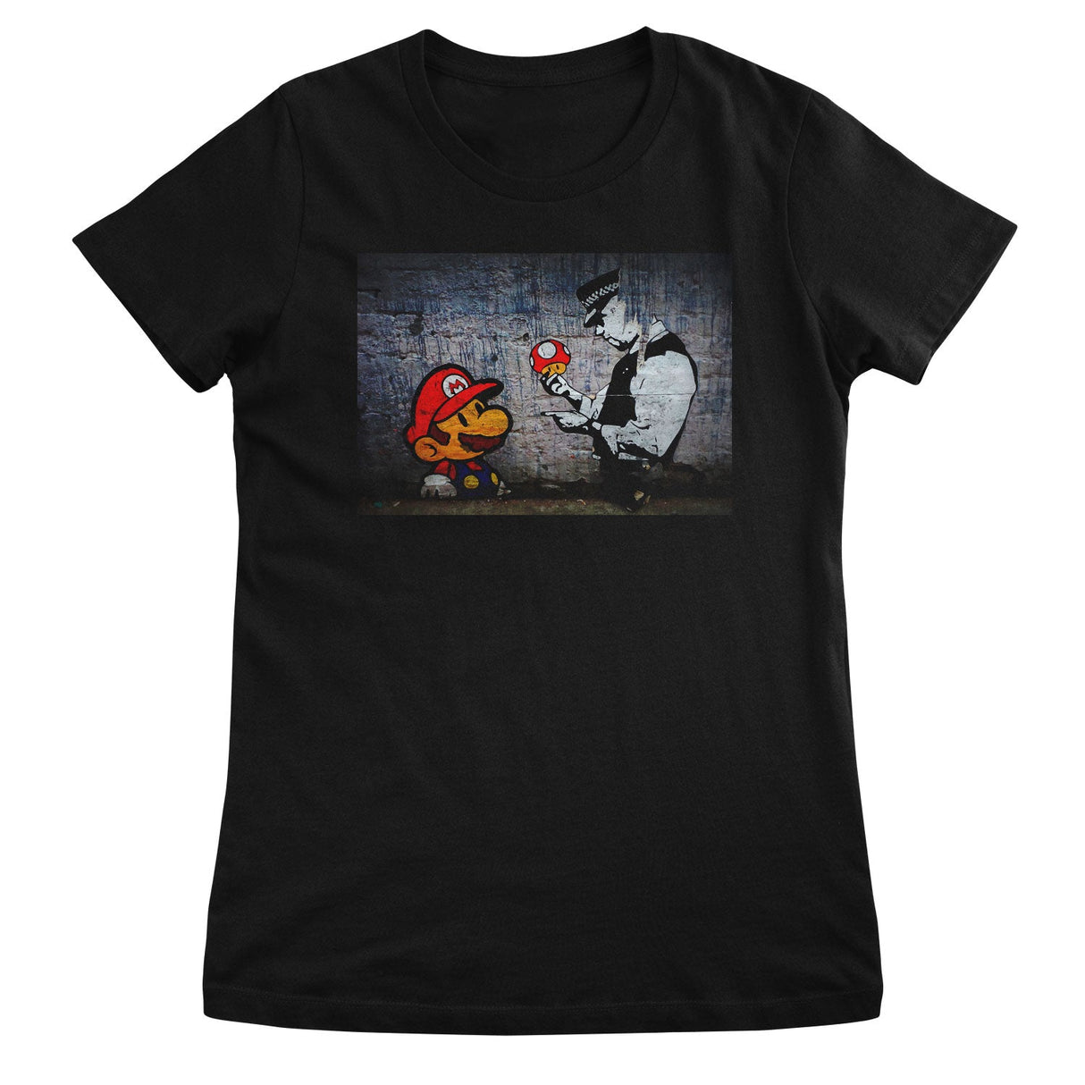 Banksy - Plumber Arrest Girly Top