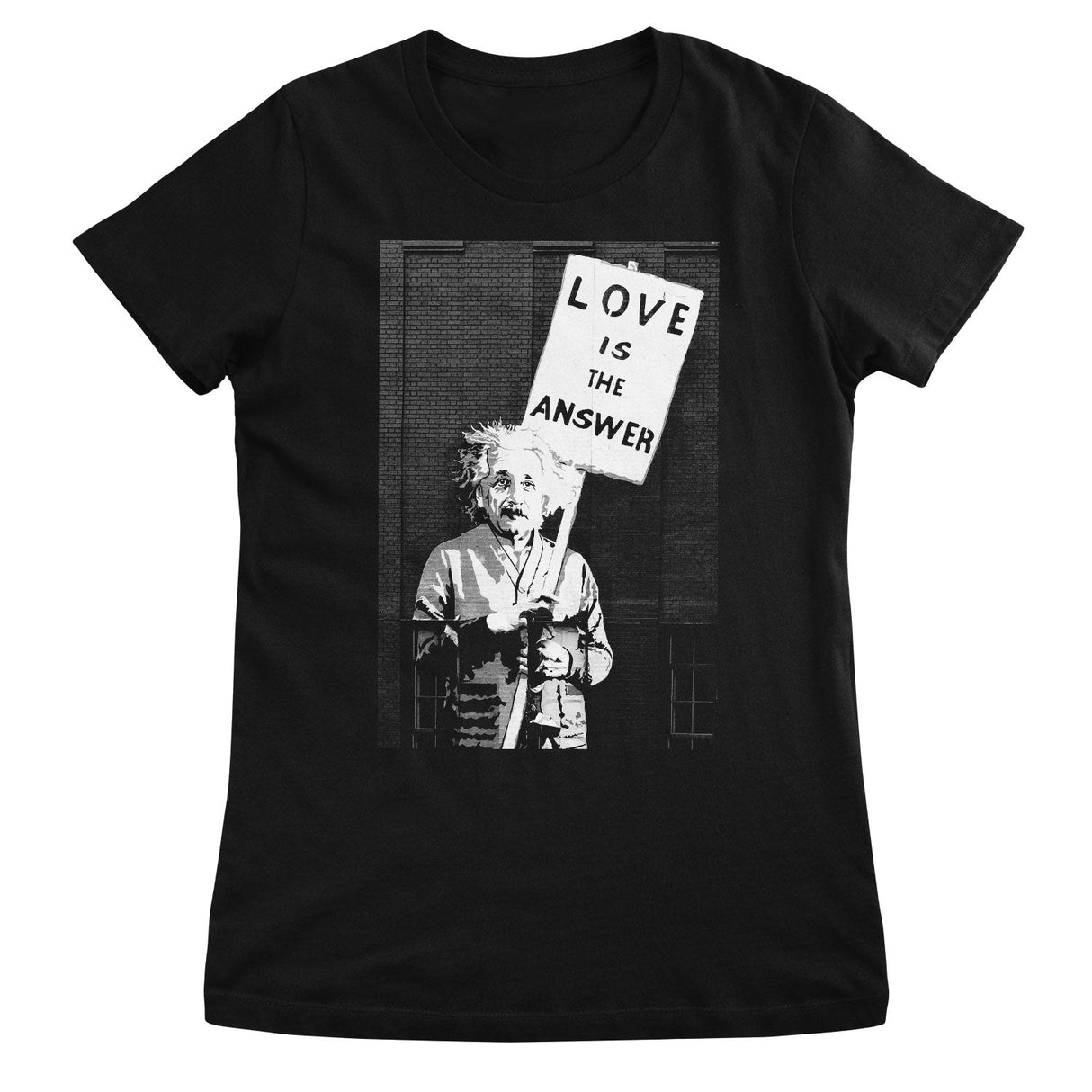 Banksy - Love Is The Answer Girly Top