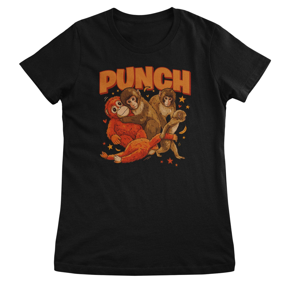 Punch The Monkey Girly Top