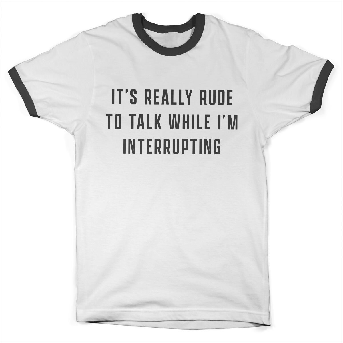 Rude To Talk Ringer Tee