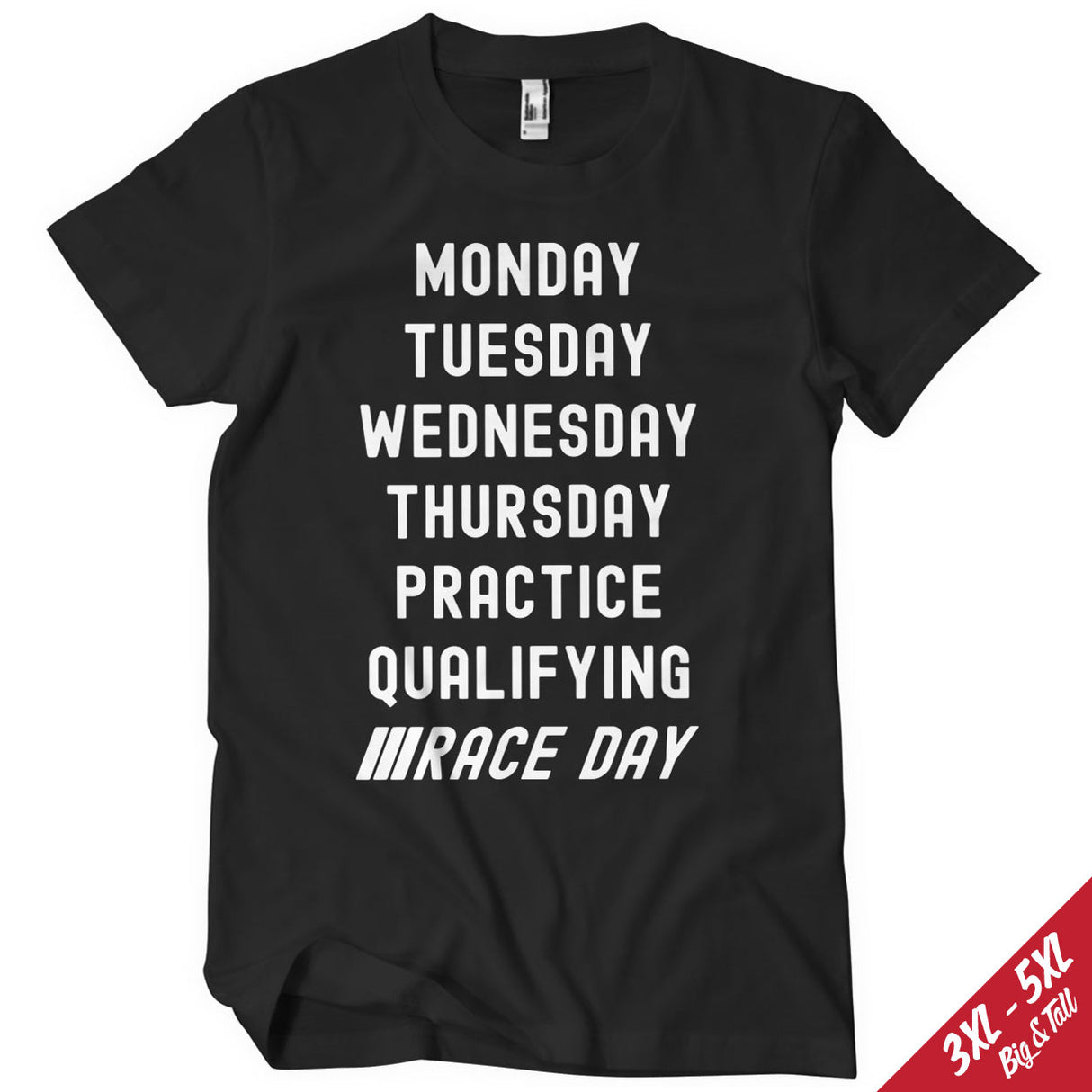 Formula 1 Weekdays Big & Tall T-Shirt