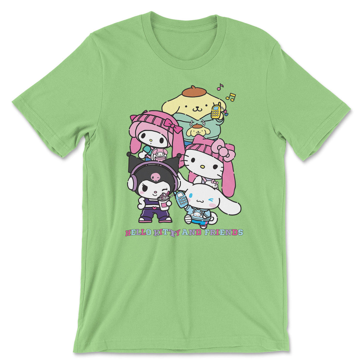 Hello Kitty and Friends Stacked Gang T-Shirt