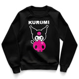 Kuromi Pink Patch Kids Sweatshirt