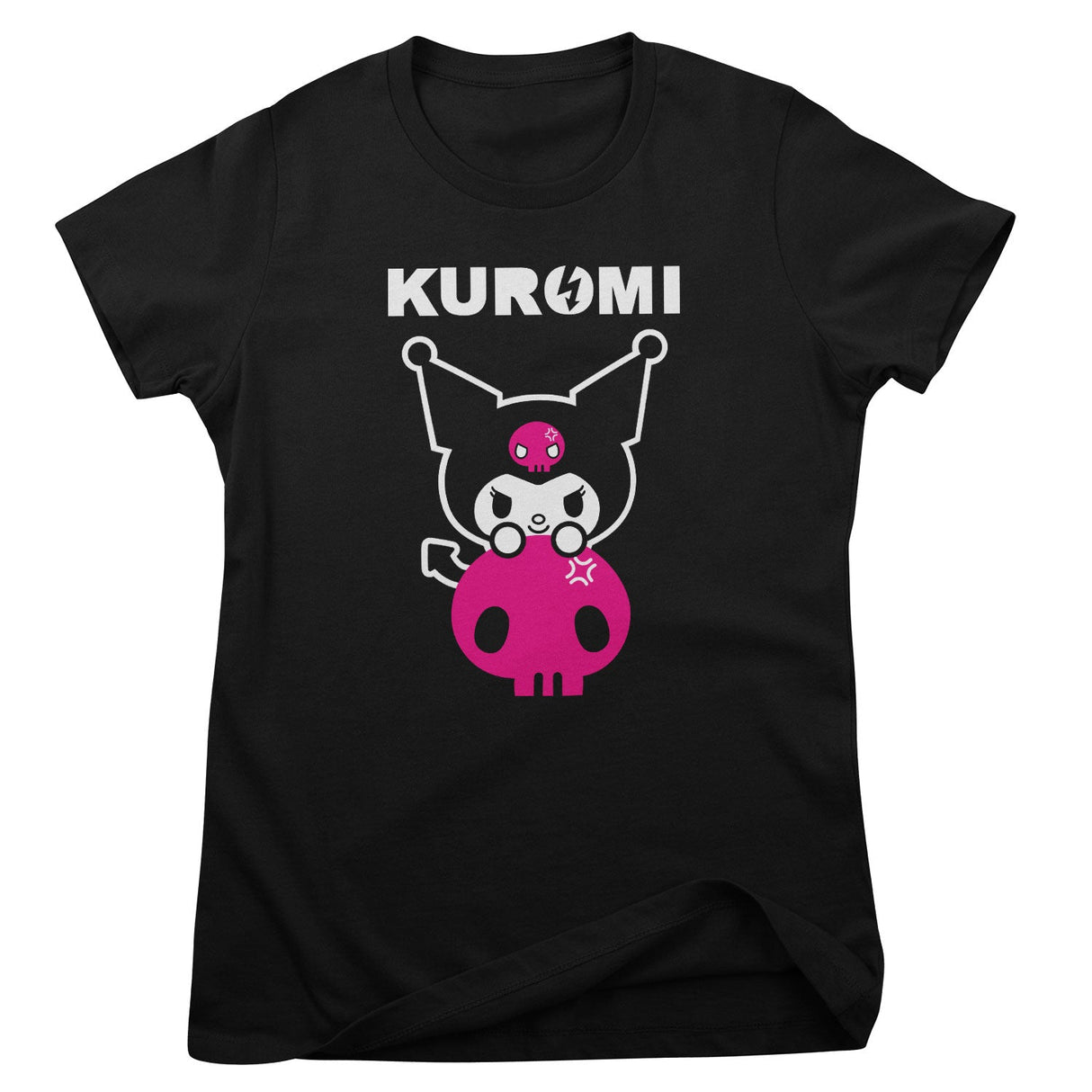 Kuromi Pink Patch Girly Tee