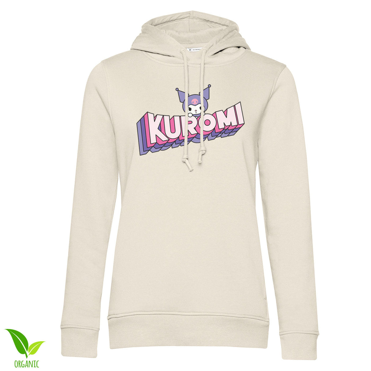 Kuromi Retro Pop Logo Girly Hoodie