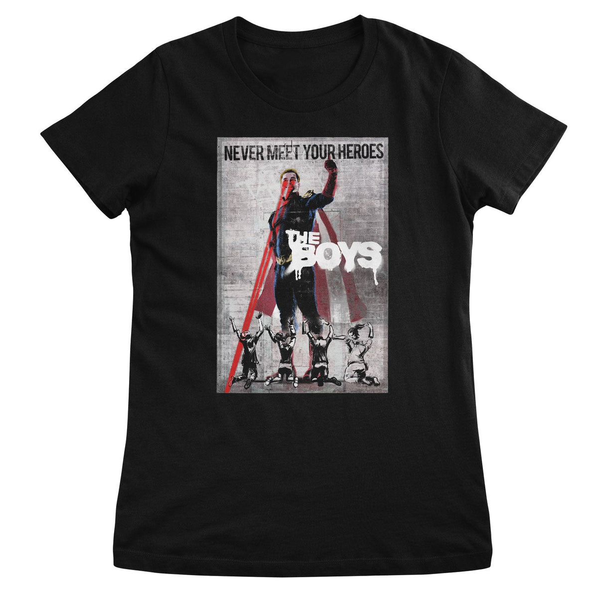 Never Meet Your Heroes Girly Tee