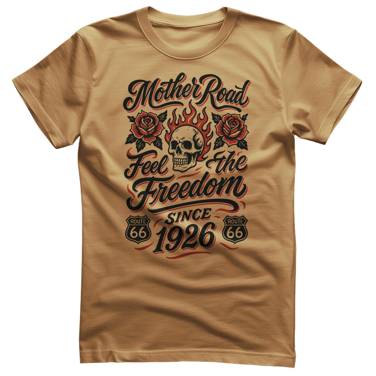 Route 66 Freedom Roses T-Shirt