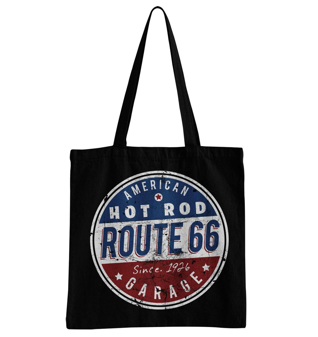 Route 66 - Hot Rod Garage Tote Bag