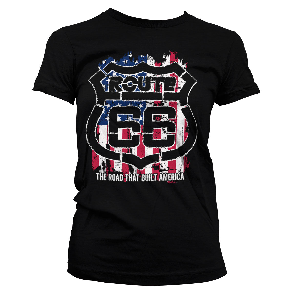 Route 66 America Girly Tee