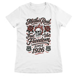 Route 66 Freedom Roses Girly Tee