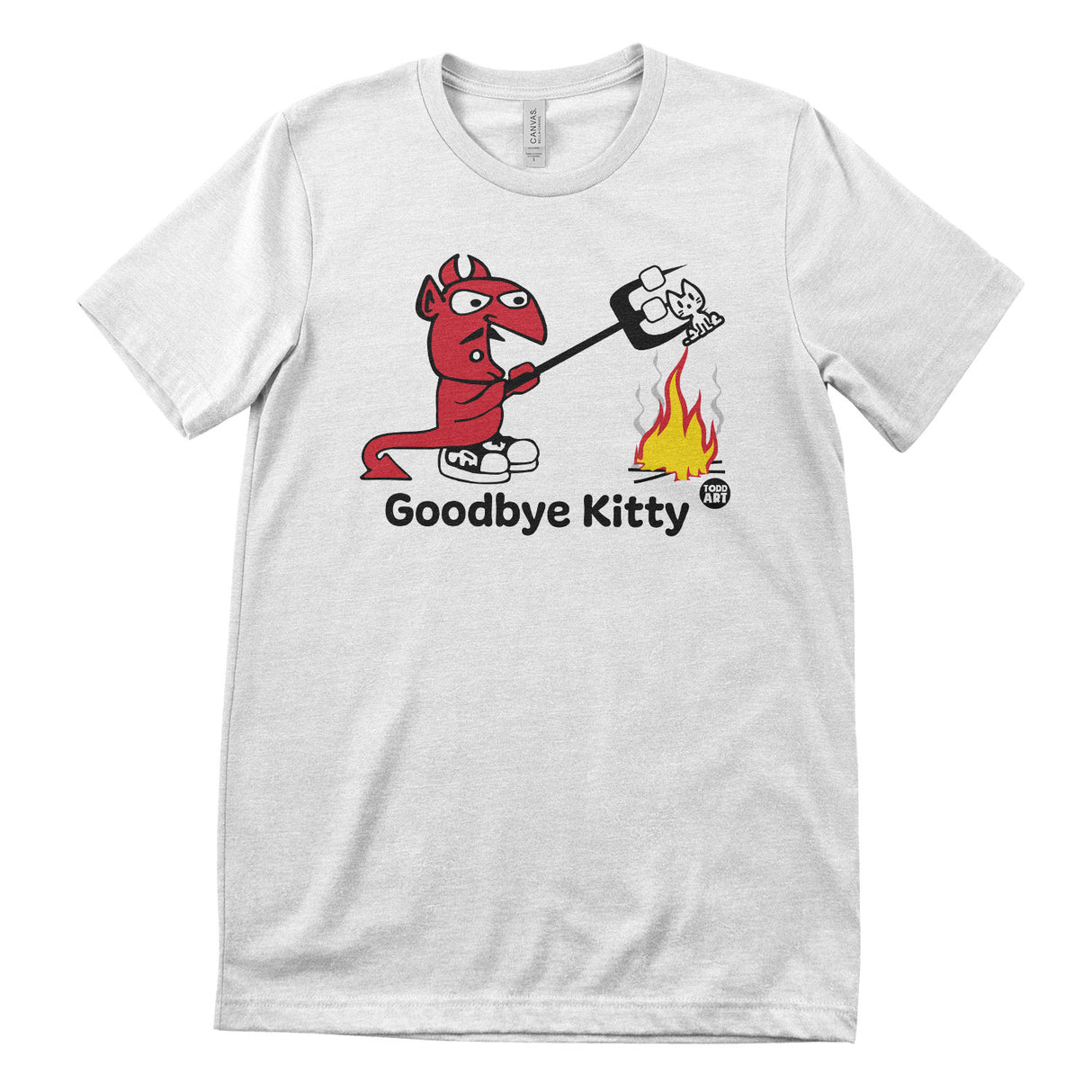 Goodbye Kitty Devil - ToddArt T-Shirt