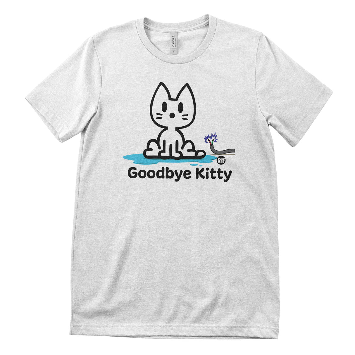 Goodbye Kitty Electric Wire - ToddArt T-Shirt
