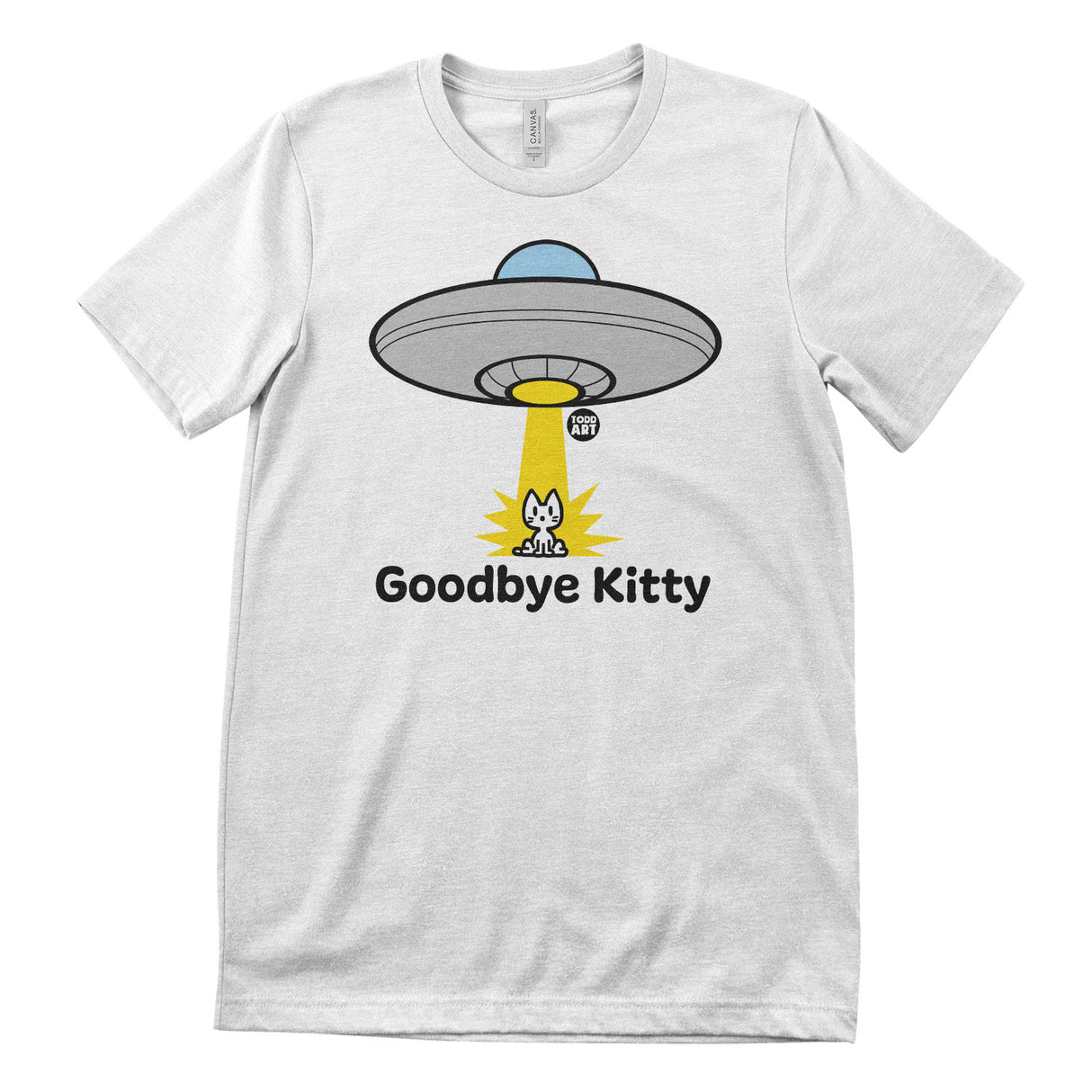 Goodbye Kitty UFO - ToddArt T-Shirt