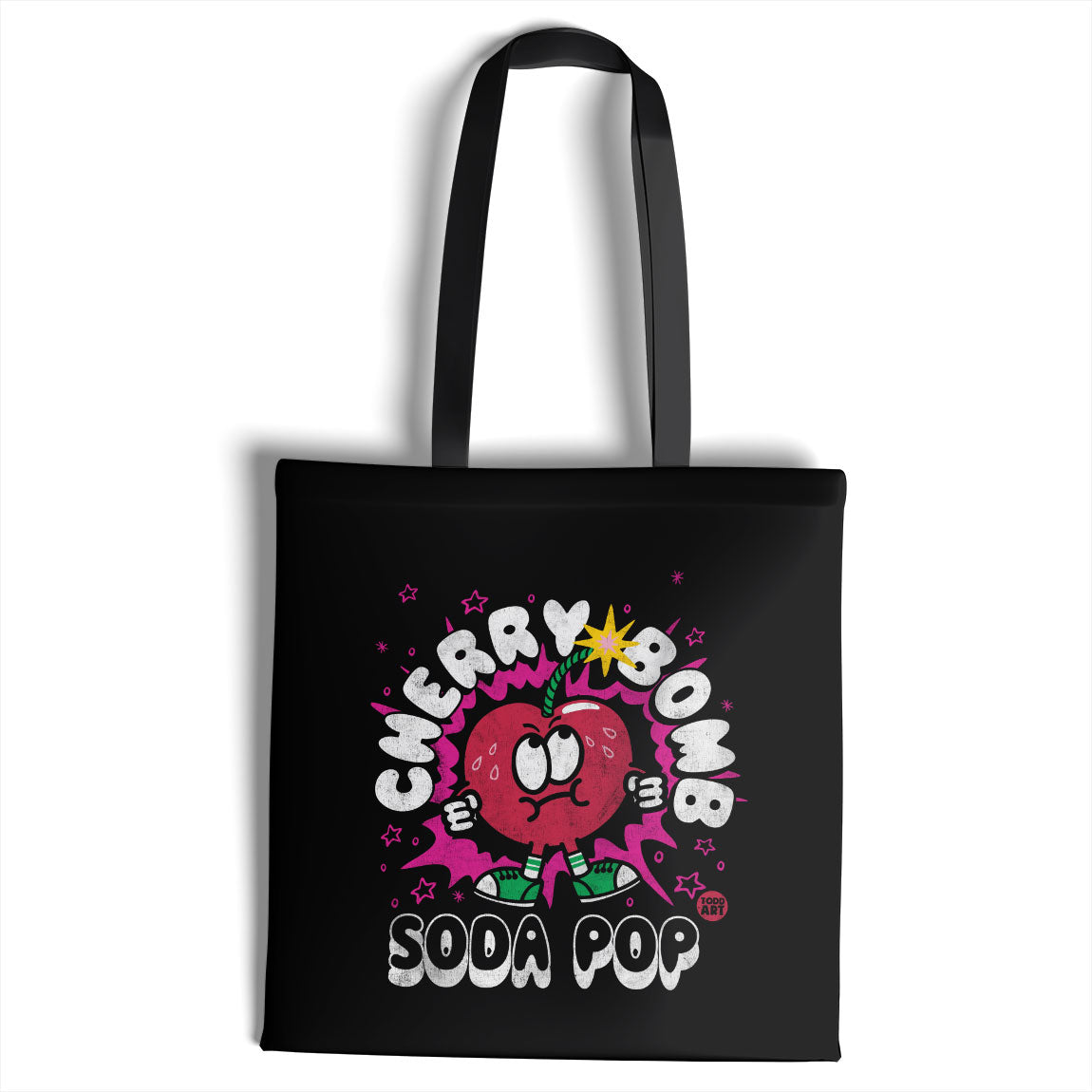 Cherry Bomb Soda Pop - ToddArt Tote Bag