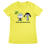 Boys Make Good Pets - ToddArt Girly Tee