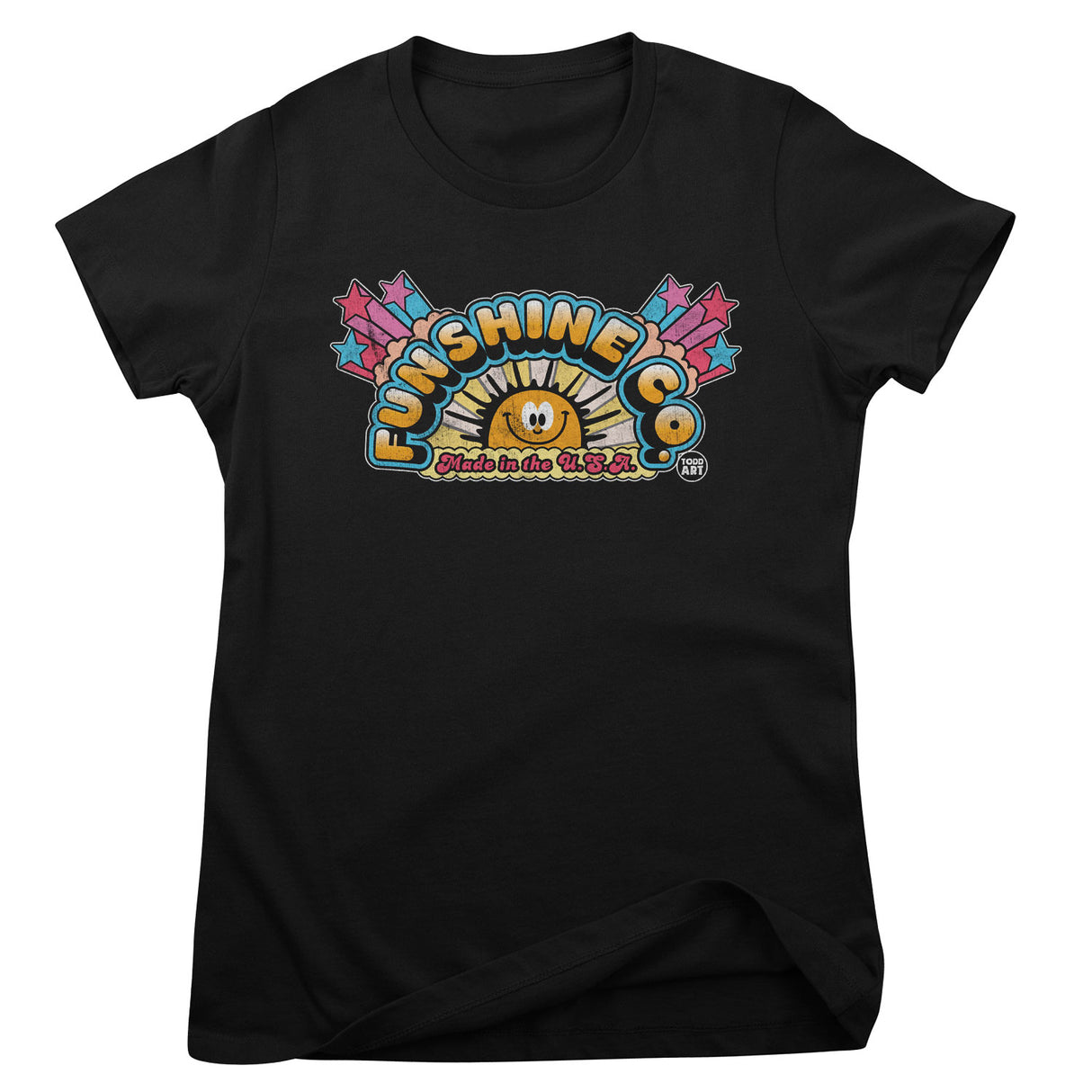 Funshine Company - Made In USA - ToddArt Girly Tee