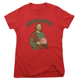 Jesus Saves - ToddArt Girly Tee