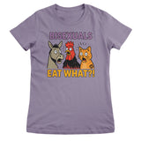Bisexuals Eat What? ToddArt Girly Tee