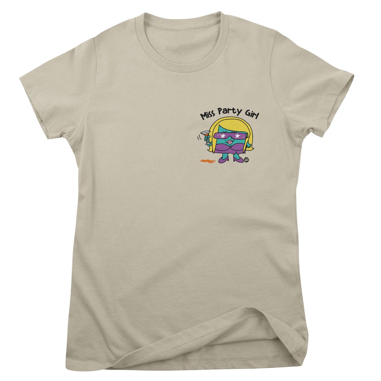 Miss Party Girl - ToddArt Girly Tee