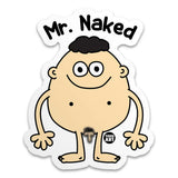 Mr Naked Sticker