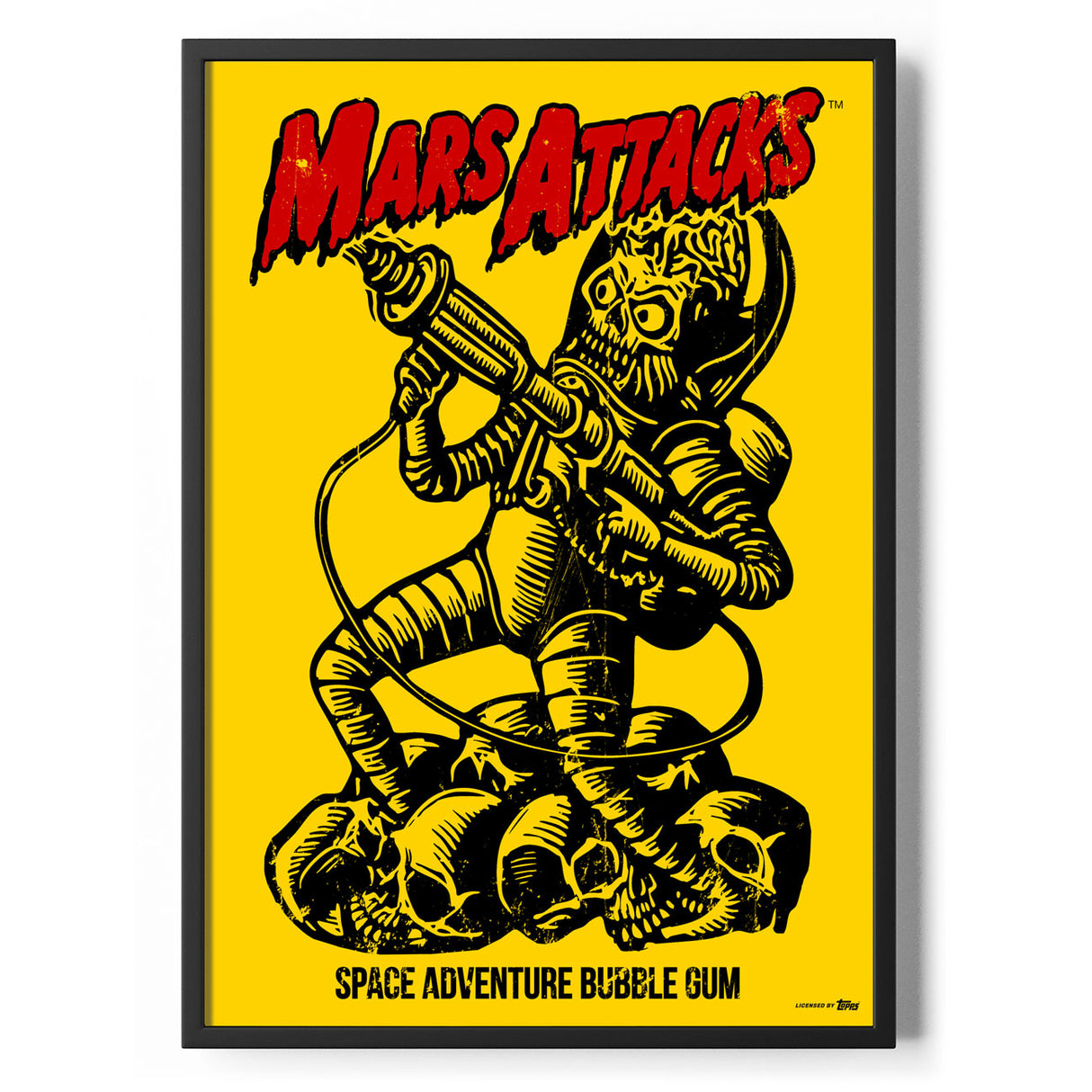 Mars Attacks - Space Adventure Bubble Gum Poster Standard