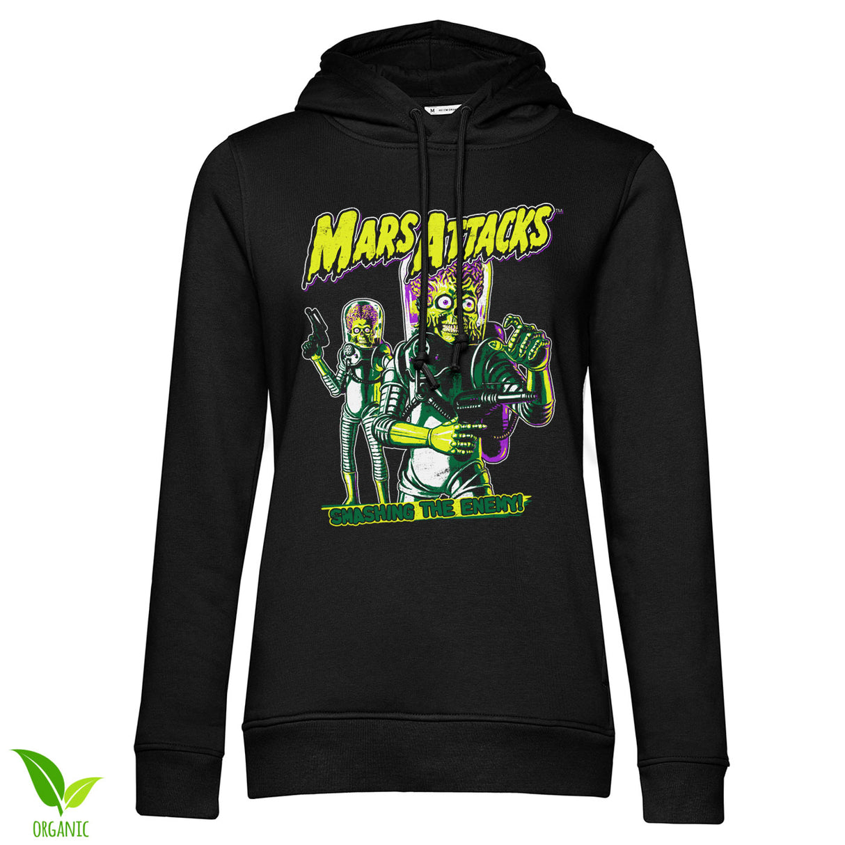 Mars Attacks - Smashing The Enemy Girly Hoodie