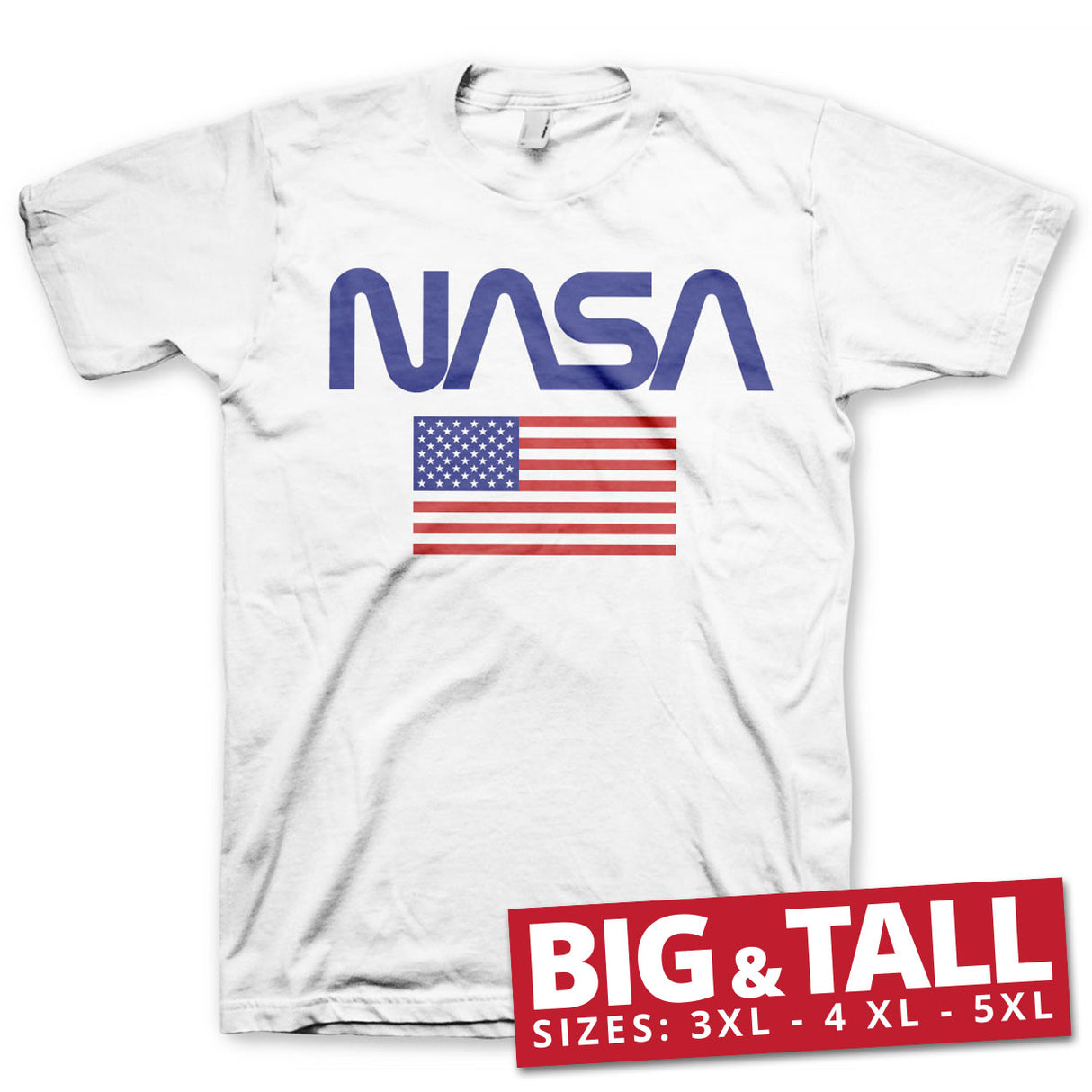 NASA - Old Glory Big & Tall T-Shirt