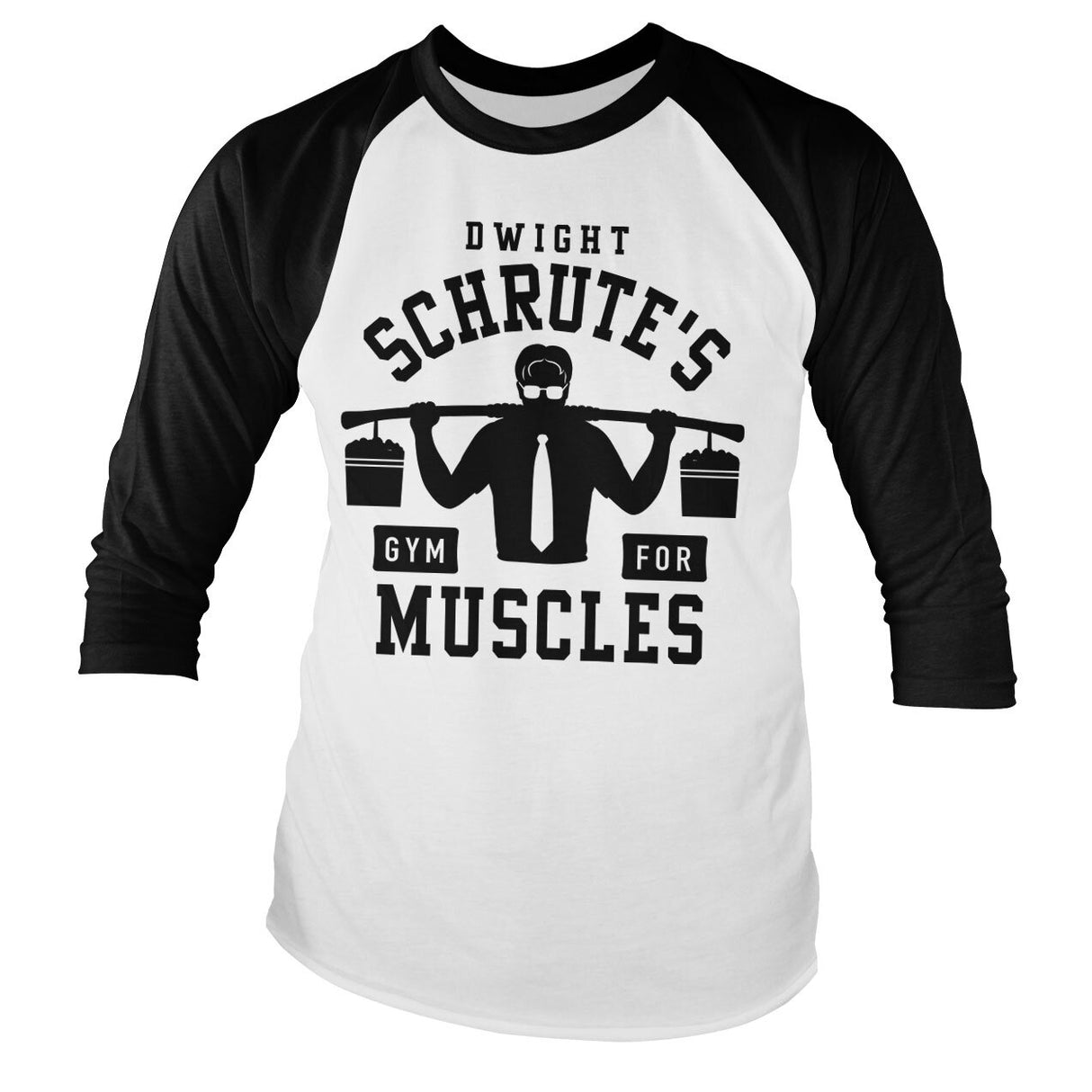 Dwight Schrute's Gym Baseball Long Sleeve Tee