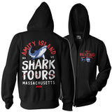 Amity Island Shark Tours Zipped Hoodie