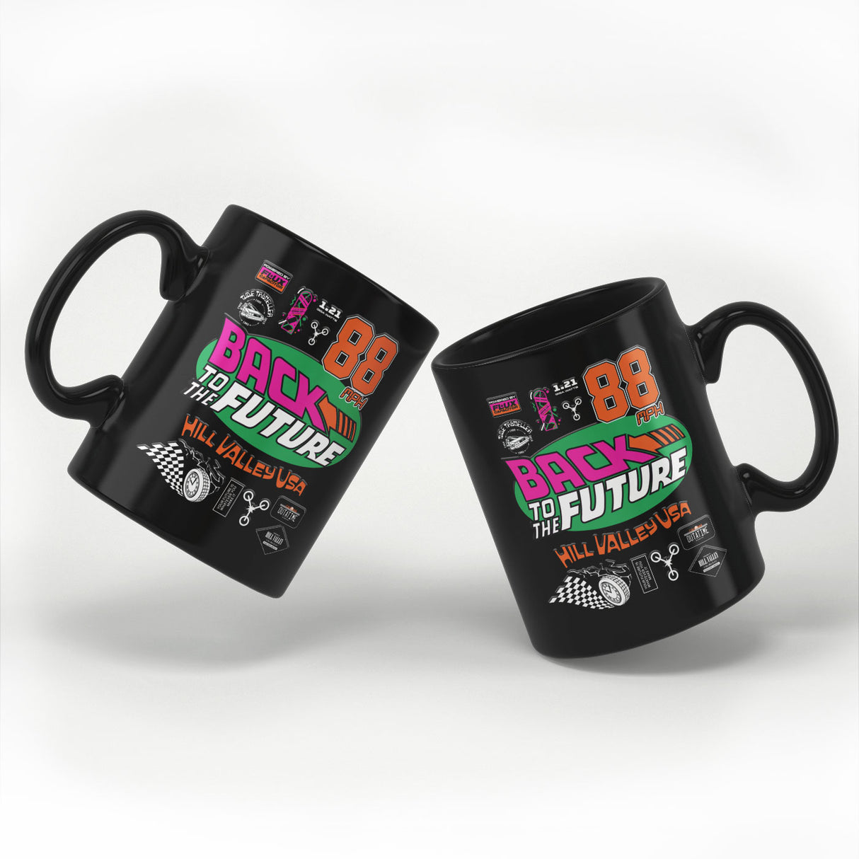 Back To The Future Retro Icons Mug