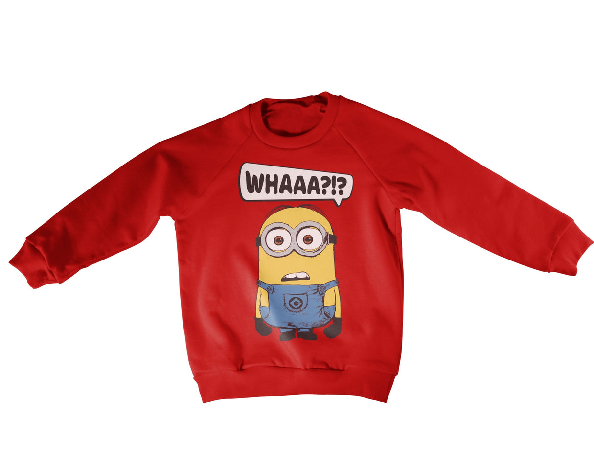 Minions - Whaaa?!? Kids Sweatshirt