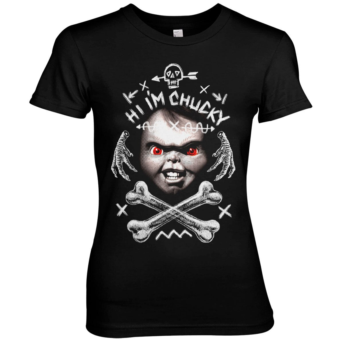 Hi I'm Chucky Girly Tee