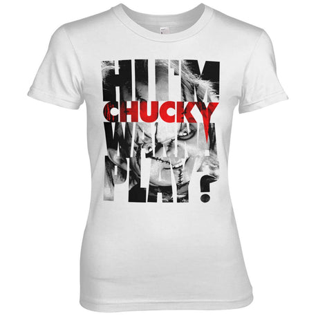 Chucky - Wanna Play Cutout Girly Tee