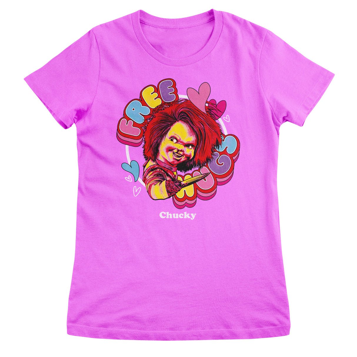 Free Hugs by Chucky Girly Tee