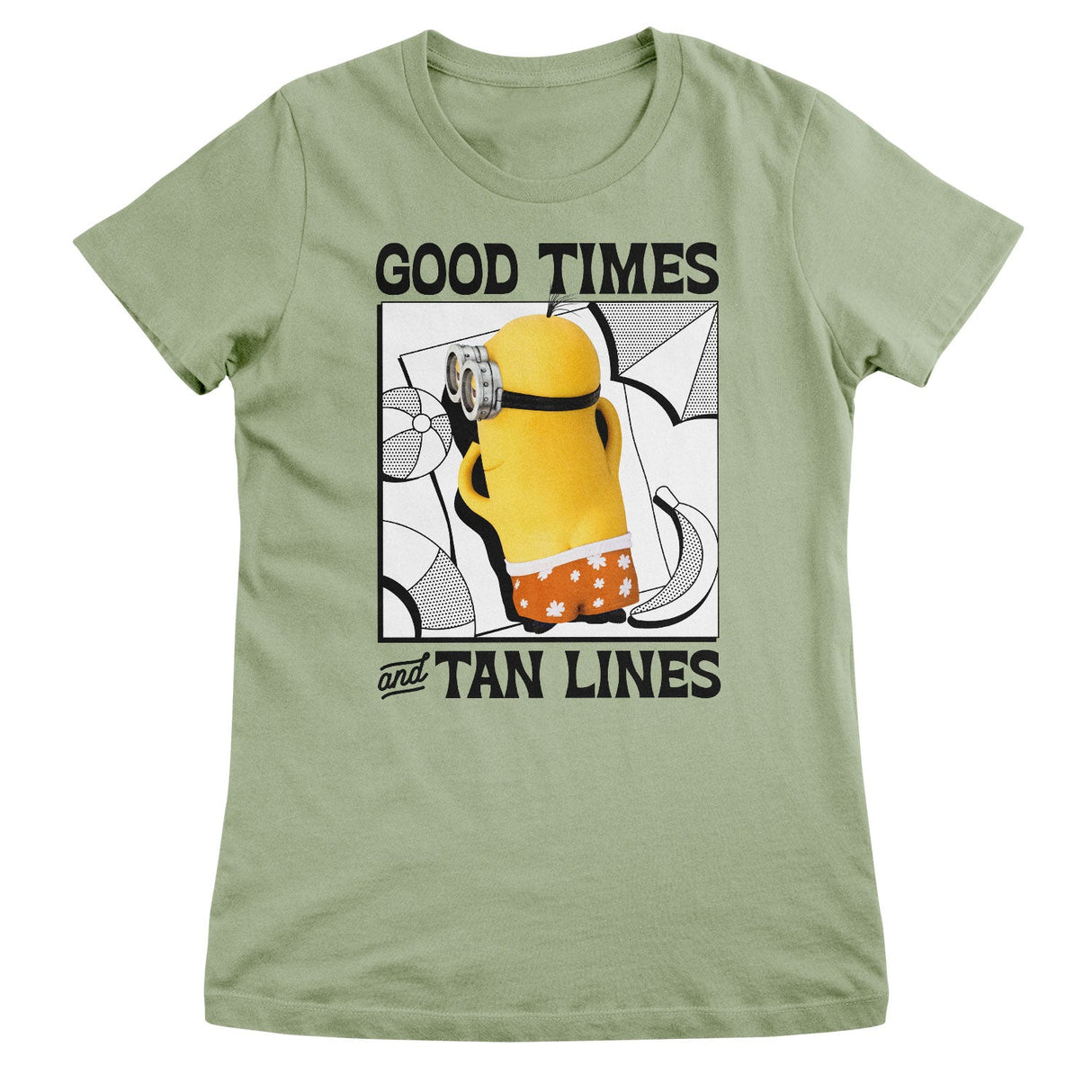 Minions - Good Times & Tan Lines Girly Tee